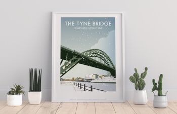 Le pont de Tyne par l'artiste Dave Thompson - Premium Art Print II