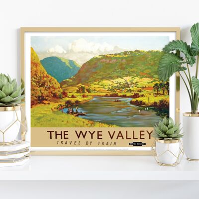 Das Wye Valley – Premium-Kunstdruck 27,9 x 35,6 cm II
