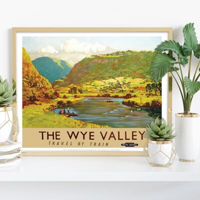 The Wye Valley - 11X14" Premium Art Print II