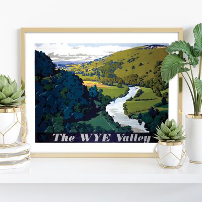 Das Wye Valley – Premium-Kunstdruck im Format 11 x 14 Zoll III
