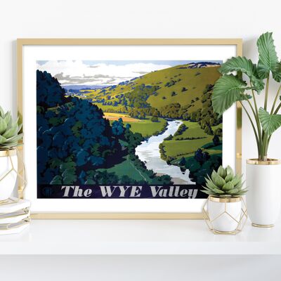 Das Wye Valley – Premium-Kunstdruck im Format 11 x 14 Zoll III