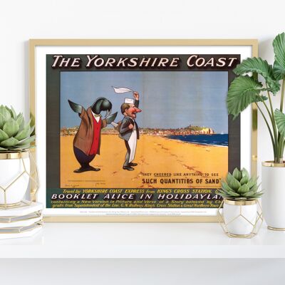 Die Küste von Yorkshire – Premium-Kunstdruck im Format 11 x 14 Zoll I