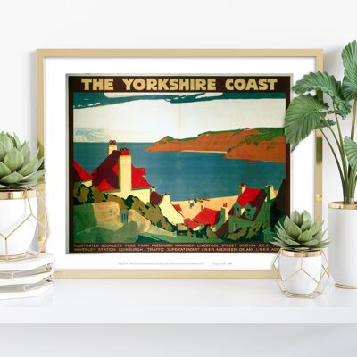 La costa dello Yorkshire - 11X14" Stampa d'arte Premium II