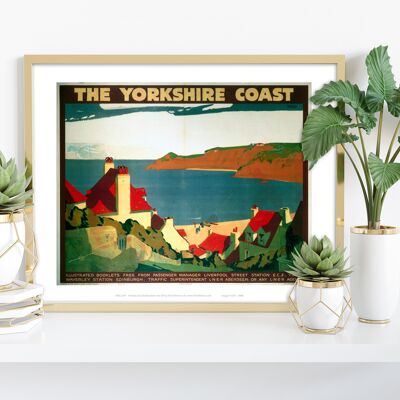 La costa dello Yorkshire - 11X14" Stampa d'arte Premium II