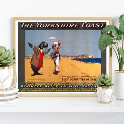 La costa dello Yorkshire - 11 x 14" Premium Art Print III