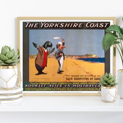 La costa dello Yorkshire - 11 x 14" Premium Art Print III