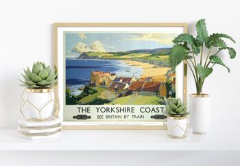 La côte du Yorkshire - 11X14" Premium Art Print IV