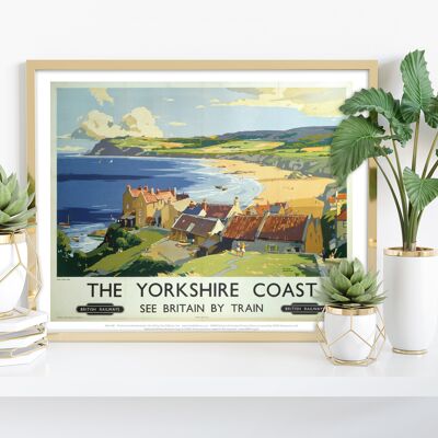 La côte du Yorkshire - 11X14" Premium Art Print IV