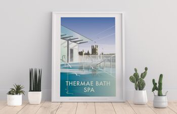 Thermae Bath Spa par l'artiste Dave Thompson - 11X14" Art Print II