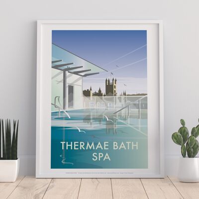 Thermae Bath Spa por el artista Dave Thompson - 11X14" Art Print II