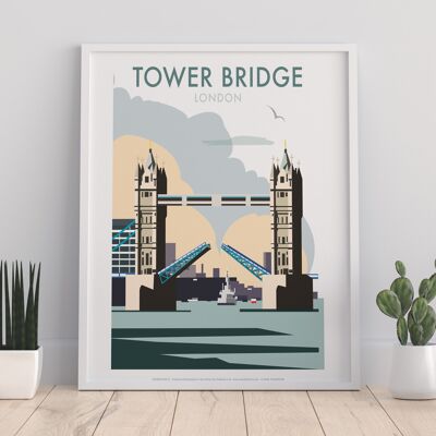 Tower Bridge des Künstlers Dave Thompson – Premium Kunstdruck II