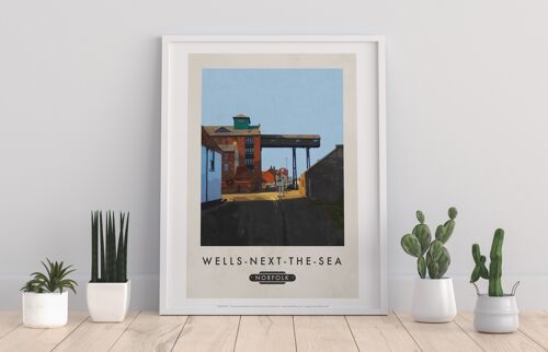 Wells-Next-The-Sea, Norfolk - 11X14” Premium Art Print I