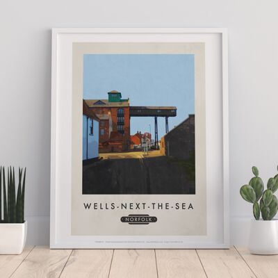 Wells-Next-The-Sea, Norfolk - 11X14” Premium Art Print I