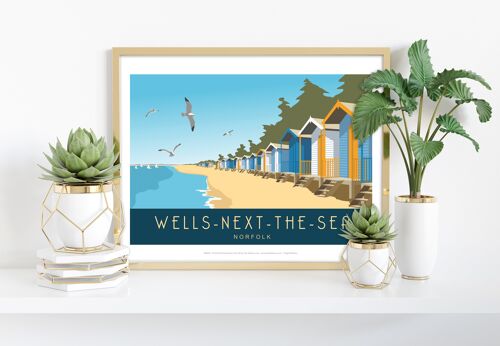 Wells-Next-The-Sea, Norfolk - 11X14” Premium Art Print IV
