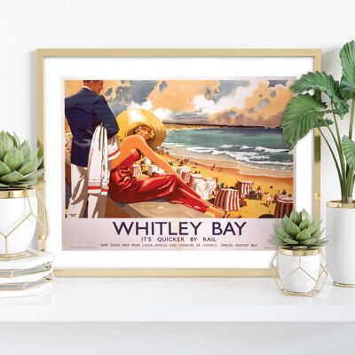 Whitley Bay – Premium-Kunstdruck im Format 11 x 14 Zoll I