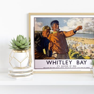 Whitley Bay - 11X14" Stampa d'arte Premium II