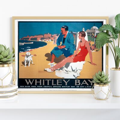 Whitley Bay – Premium-Kunstdruck im Format 11 x 14 Zoll III