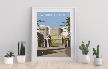 Château de Winsor par l'artiste Dave Thompson - Premium Art Print II