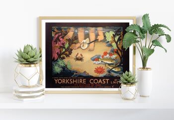 Yorkshire Coast - Visiteur d'été - 11X14" Premium Art Print I