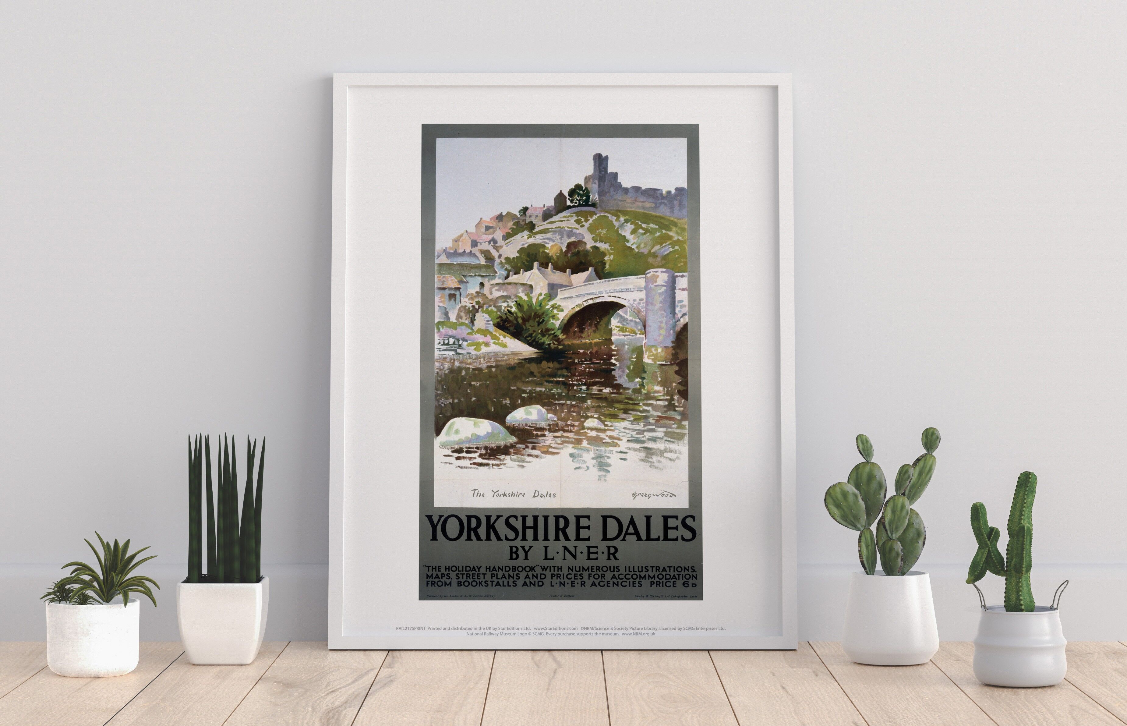 Yorkshire Dales von Lner – 11 x 14 Zoll Premium-Kunstdruck I