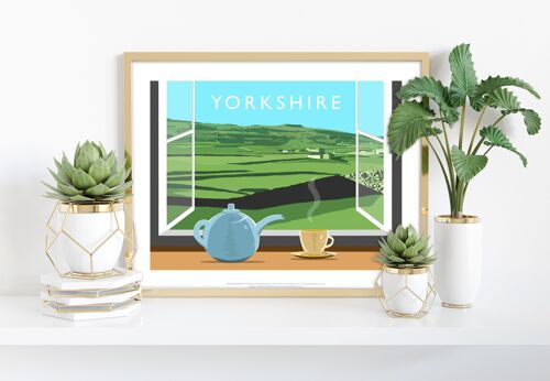 Yorkshire From The Window - Richard O'Neill Art Print VI