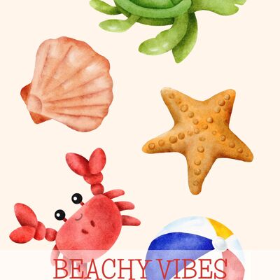 Beachy Vibes | Map Fripperies