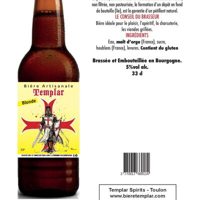 Cervezas Rubias Templarias