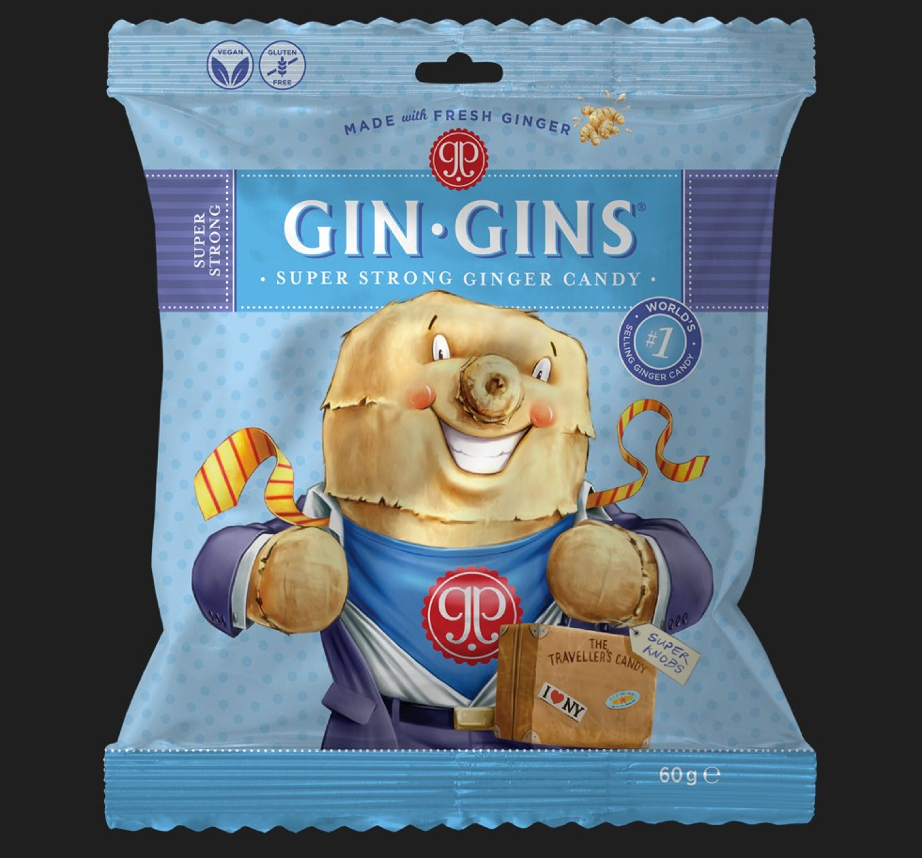 Bonbons puissants au gingembre Gin Gins - The Ginger People