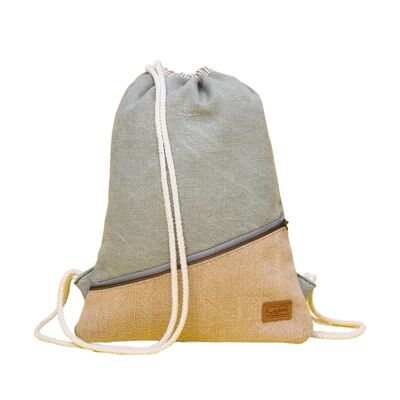 "The Mooch" Drawstring Backpack — Sage Green