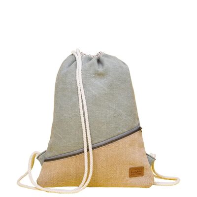 "The Mooch" Drawstring Backpack — Sage Green