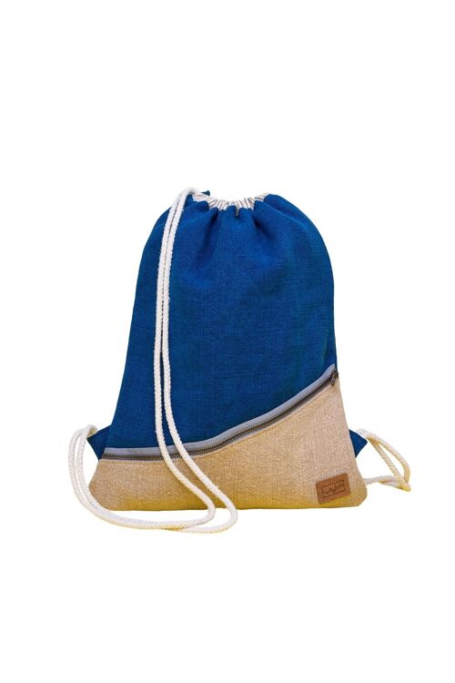 "The Mooch" Drawstring Rucksack - Powerblau