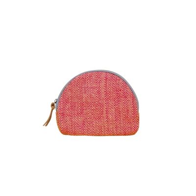 "The Booty" Cosmetic Case - Herringbone Red