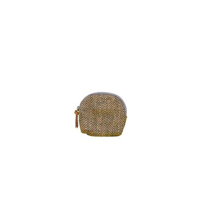 "The Moola" Coin Purse - Herringbone Green