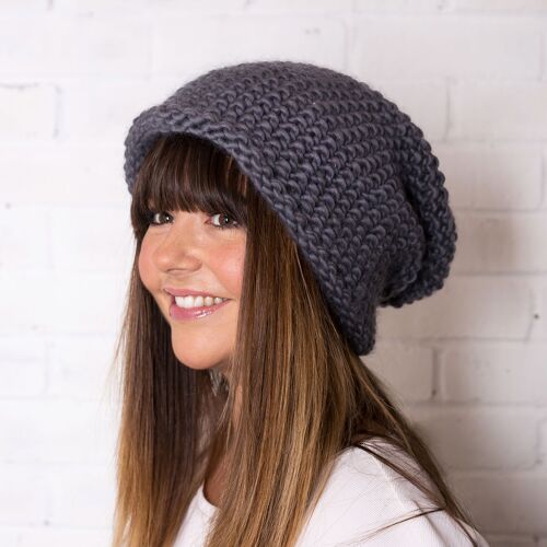 Slouchy Beanie Easy Knitting Kit