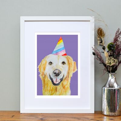 Party Pup A4 Kunstdruck