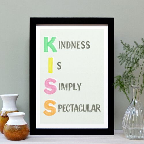 KISS A4 Art Print