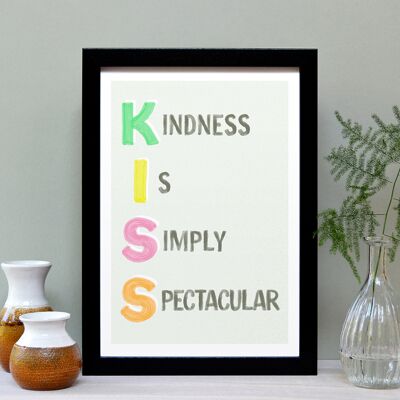 KISS A4 Art Print