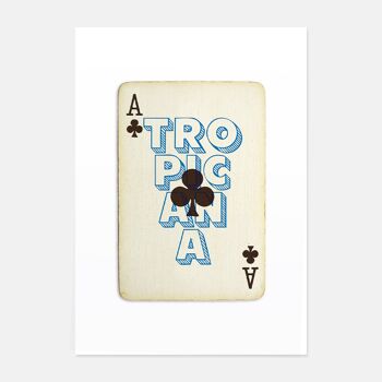 Impression de cartes à jouer Club Tropicana A4 2