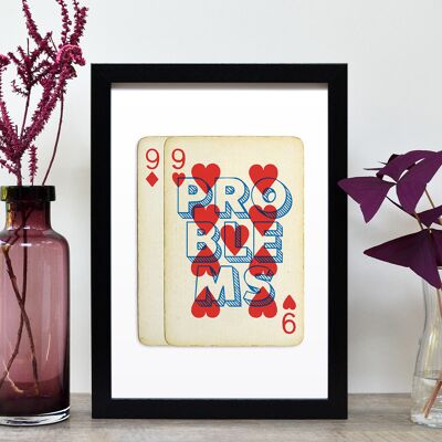 99 Problems A4 Playing Card Print