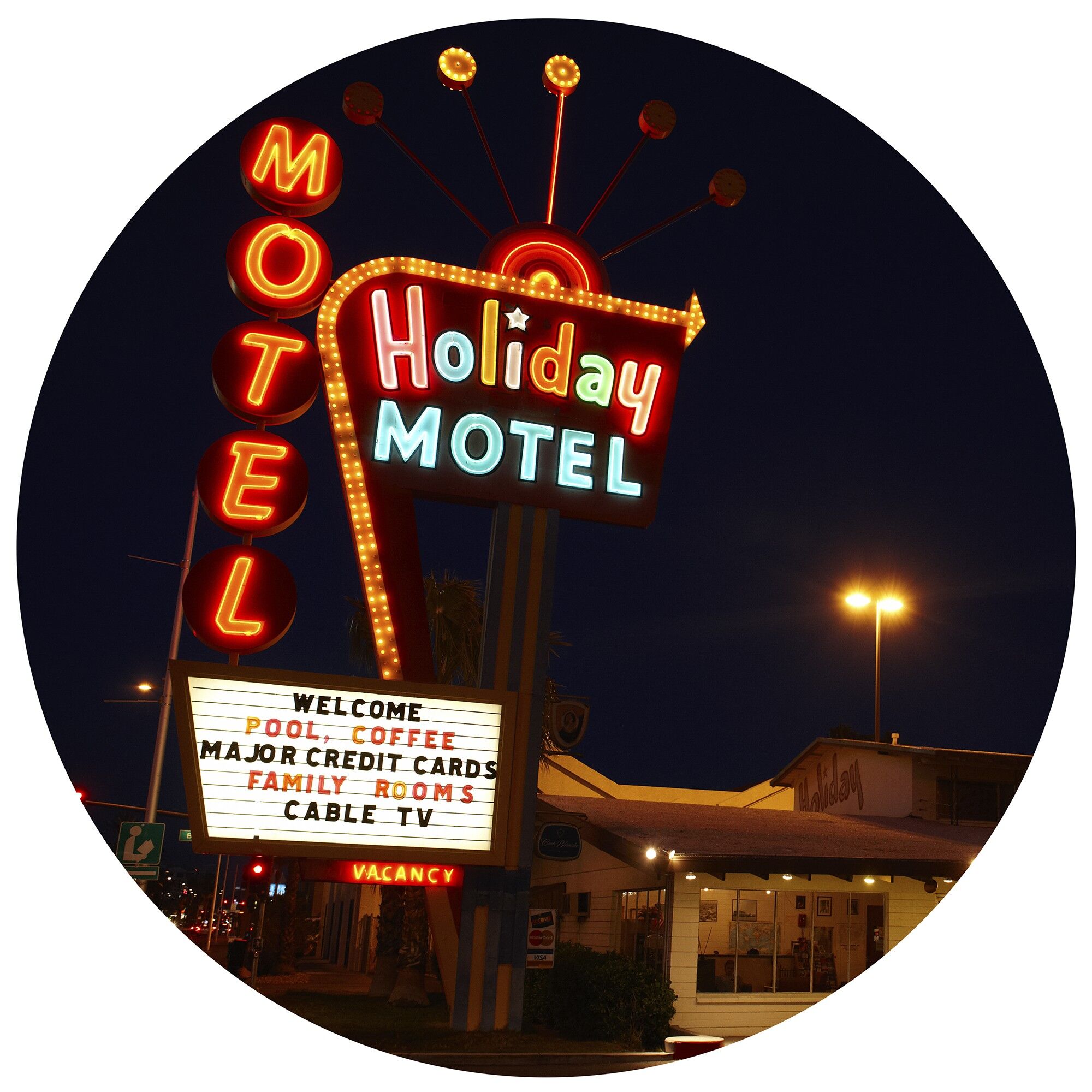 TONDOS "Las Vegas 79" 20 cm (p) x 6 mm (h)