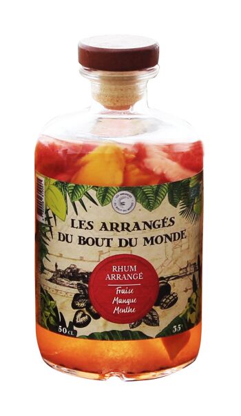 Rhum Arrangé Fraise Mangue Menthe