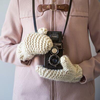 Chunky Mittens and Headband Knitting Kit