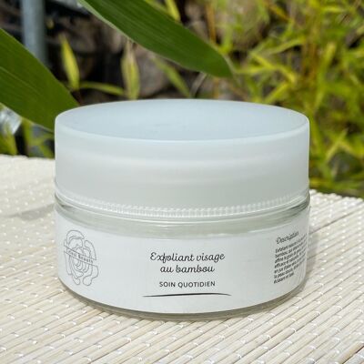 Bamboo face scrub