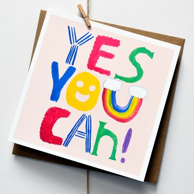 Yes You Can Card