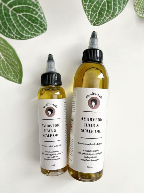 Hair Oil, Ayurvedic Hair & Scalp Oil, 200 ml