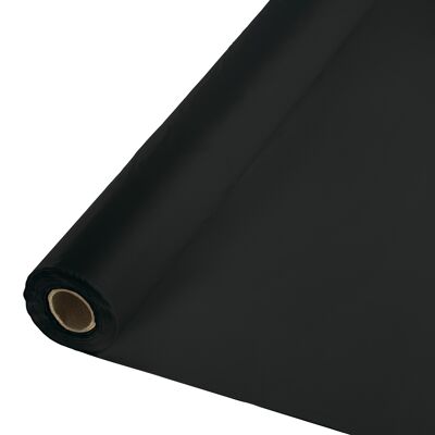 Rollo de mesa de plástico Terciopelo negro