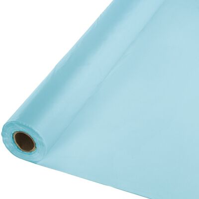 Plastic Table Roll Pastel Blue