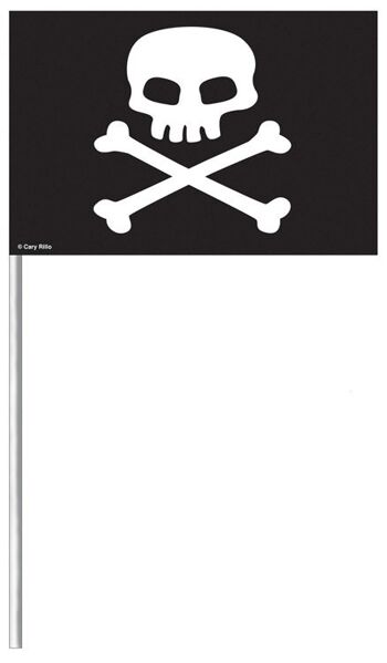 Drapeaux de pirate en plastique Buried Treasure