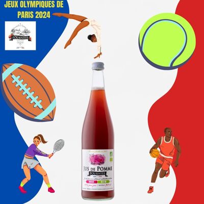 Bio-Rosé-Apfelsaft – 75 cl