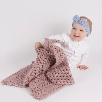 Kit de crochet pour débutants Ranna Baby Blanket 1
